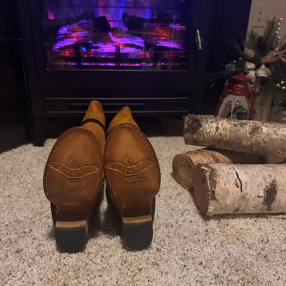 Freebird Women's Lace Up Boots in Brown - Picture 10 of 10